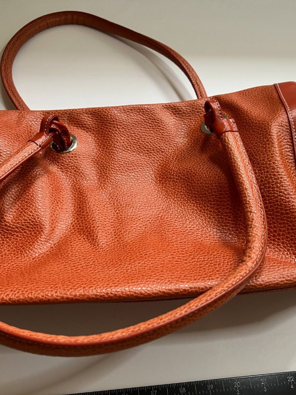 Burnt Orange Franklin Covey Planner/Laptop bag - Picture 3 of 8